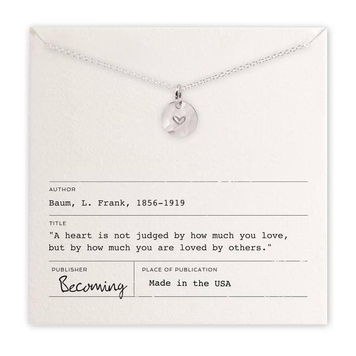 Becoming Jewelry - Wholesale Pendant/Charm Necklace - Heart Necklace