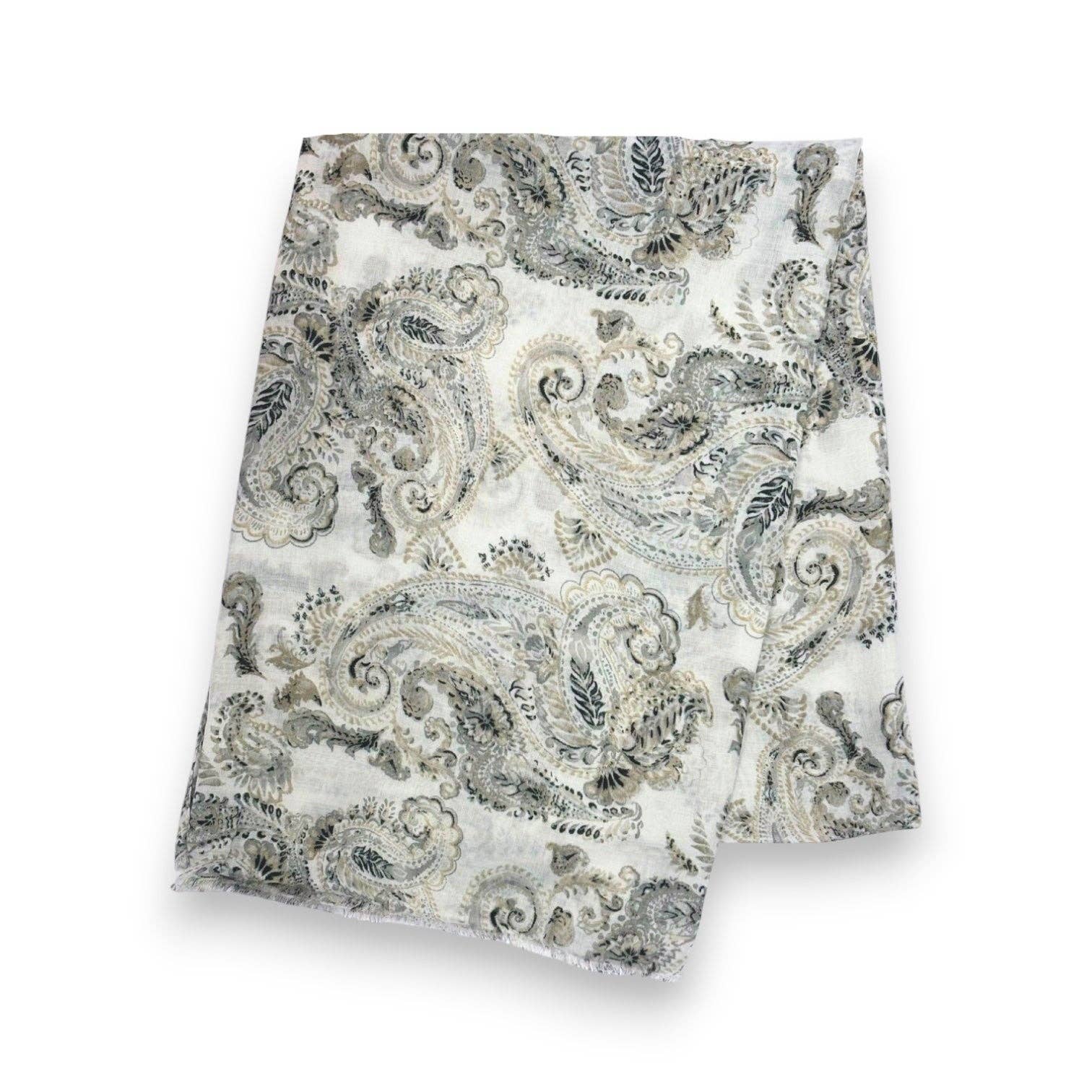 Lili Scarves (US Duty Free) – wholesale Scarf – Women's – Paisley Print Scarf12