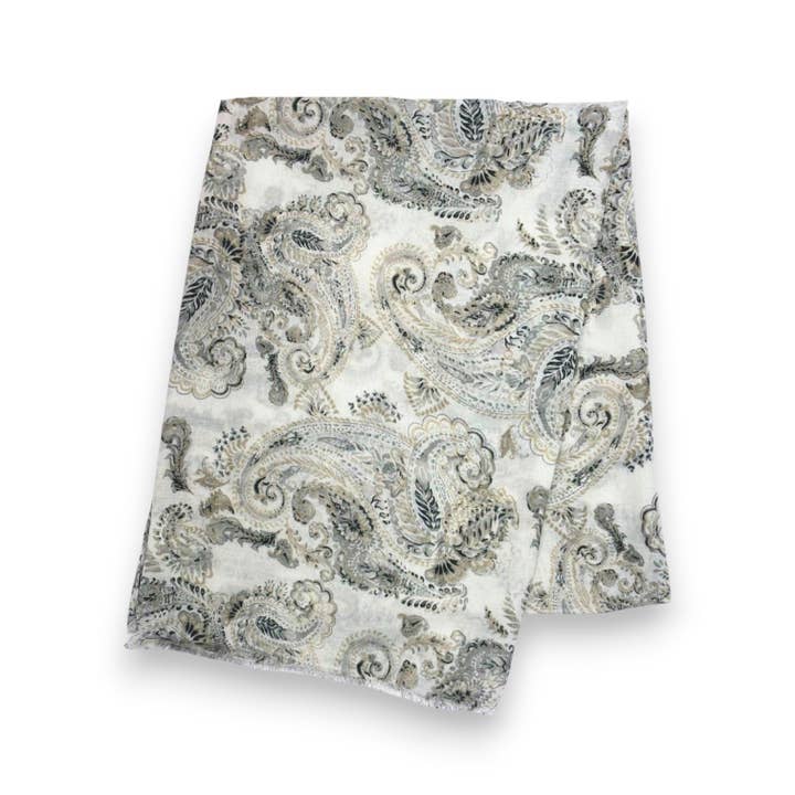 Lili Scarves (US Duty Free) – wholesale Scarf – Women's – Paisley Print Scarf12