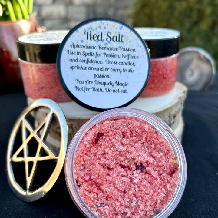 You Are Uniquely Magic - Wholesale Meditation Supplies - Red Witches Salt-Passion and Love 5oz2