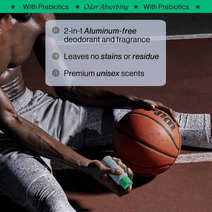 OffCourt - Vente Déodorant – unisexe - Spray pour le corps Performance - Citron frais + Bois flotté1