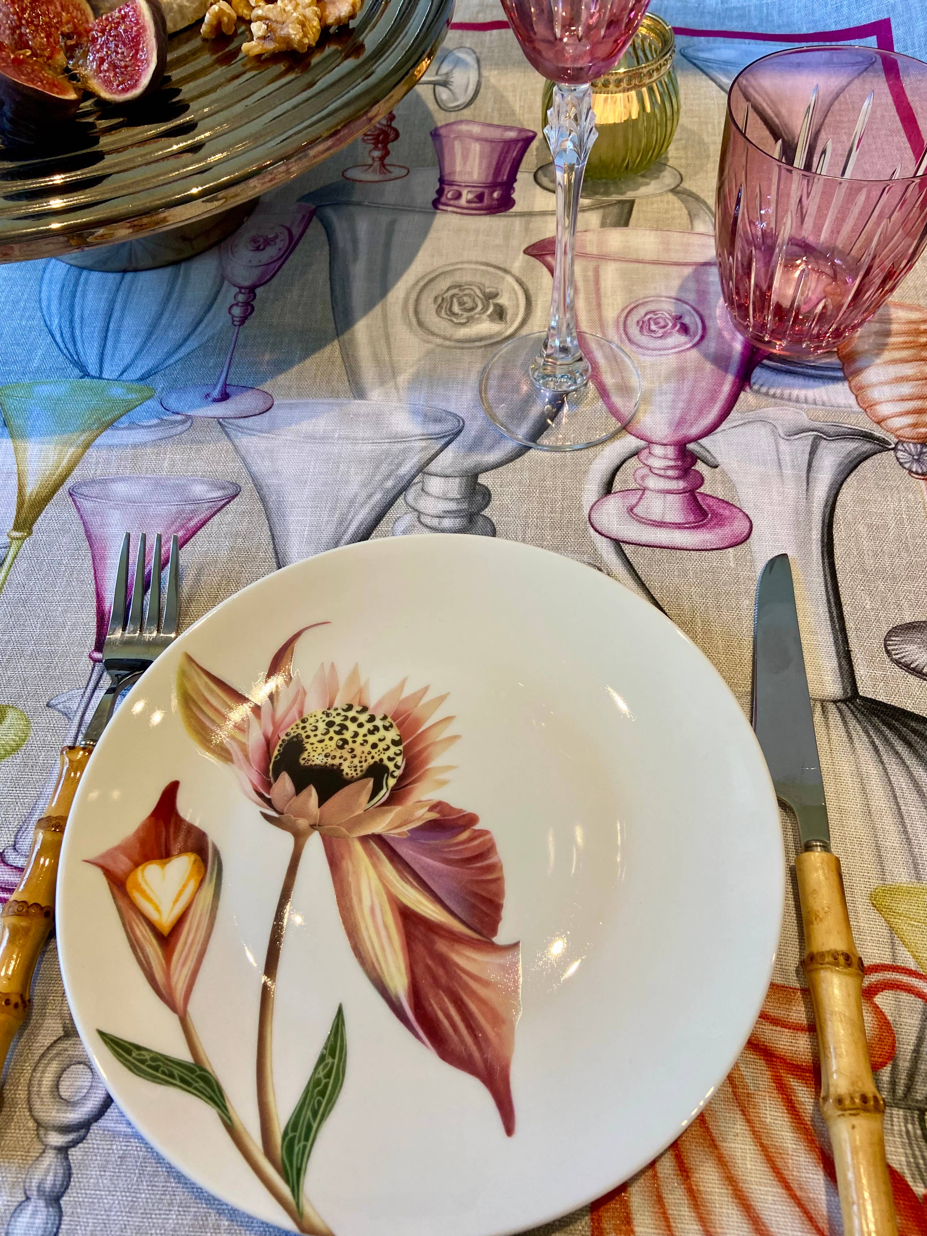 Bordy's - Wholesale Dinner Plate - Botanical Wonders - Set of 4 Breakfast Plates21