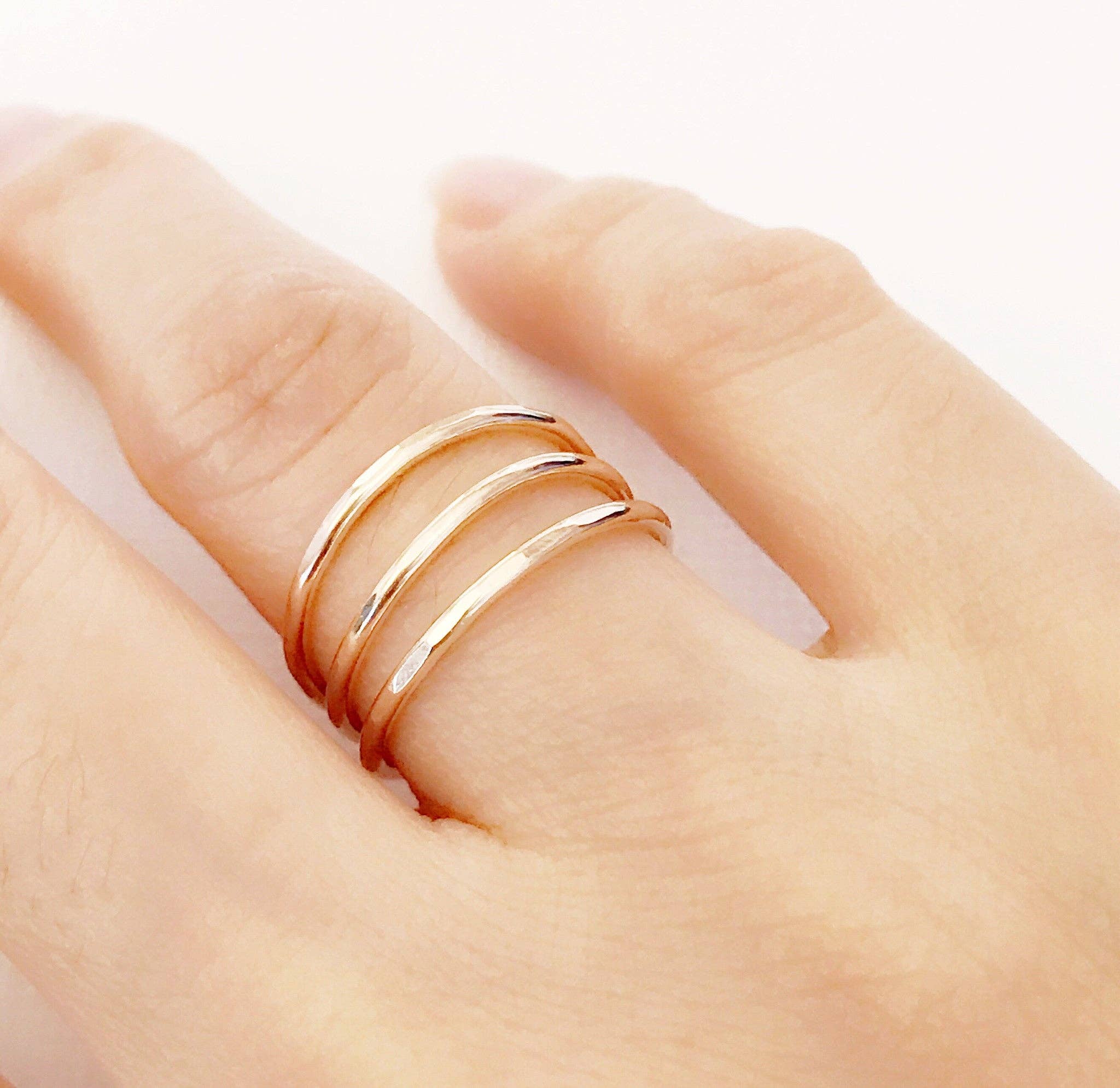 Maimoda Jewelry - Wholesale Band/Stacked Ring - Ring Sharla - triple wraps ring (R155)3