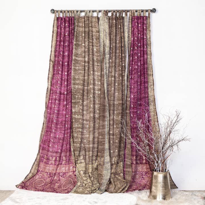 Colors By Padmini – Engroshandel Gardin – Lysfiltrerende Sari gardiner i årets farver