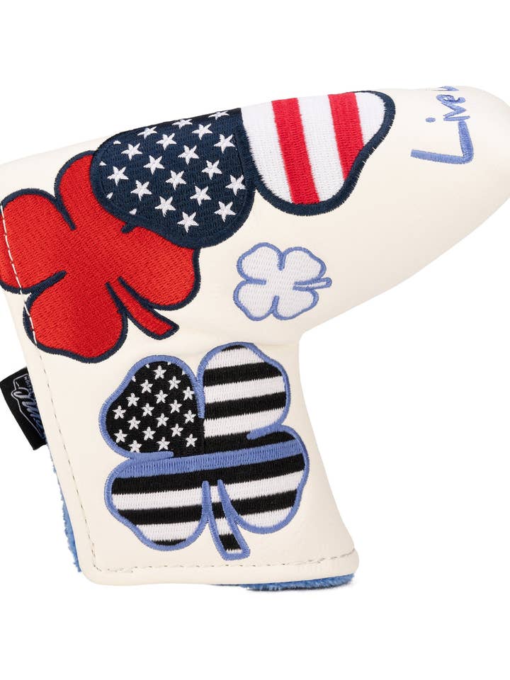 Live Lucky "Flag Day" Blade Putter Cover for wholesale by Black Clover
