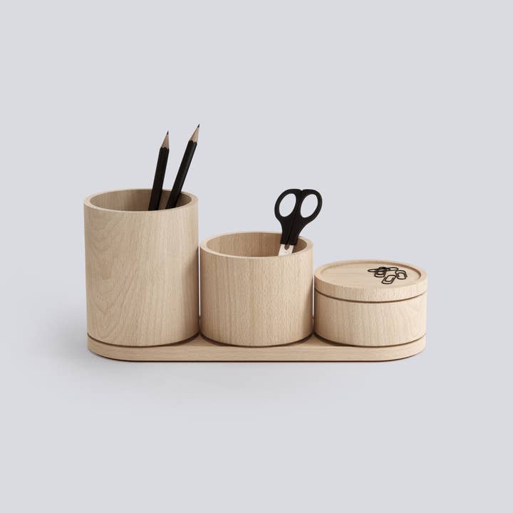 Lawa Design - Wholesale Desk Organizer - Stack Wooden Desk Organizer Set, creative home office decor4