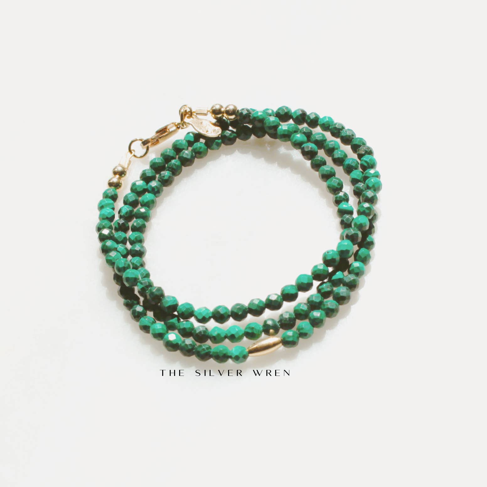 The Silver Wren - Vendita all'ingrosso Collane di perline/perle - Collana con perline in malachite1