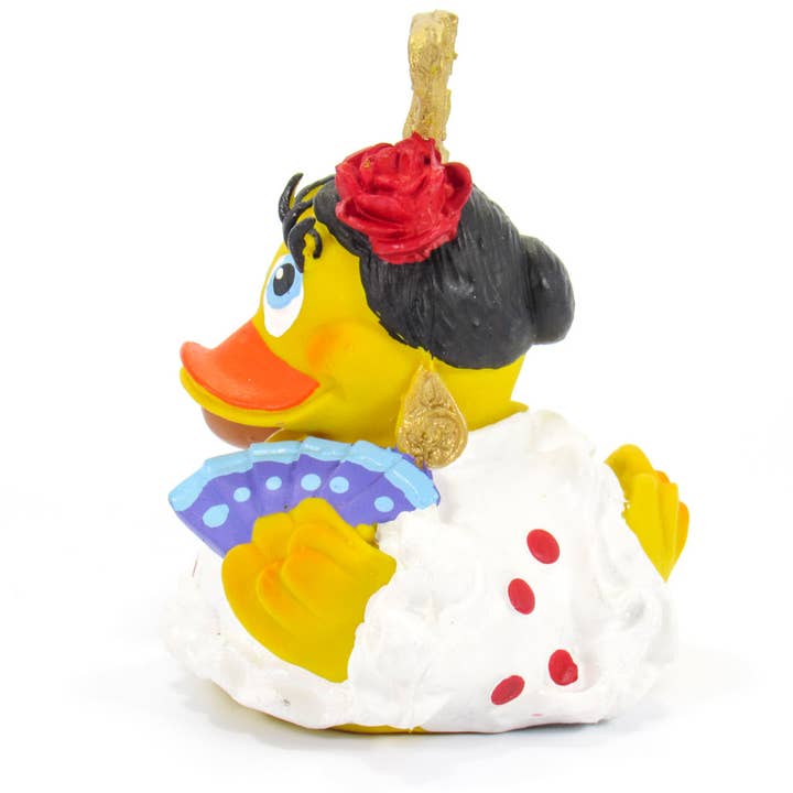 Ducks in the Window - Vente Jouet pour le bain – bébé - Canard en caoutchouc blanc, danseur espagnol