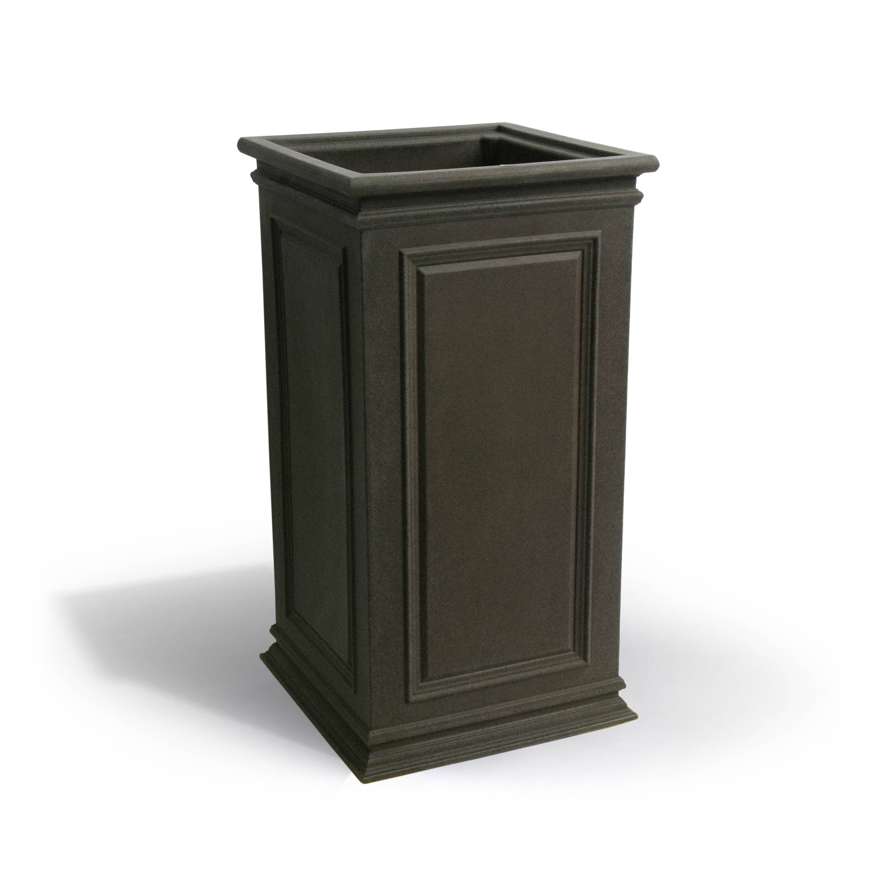 Algreen - Wholesale Planter Box - 27" Covington Pillar Self-Watering Planter0