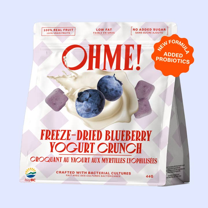 *NEW FORMULA* Blueberry Yogurt Crunch (Added Probiotics) for wholesale by OHME! Foods