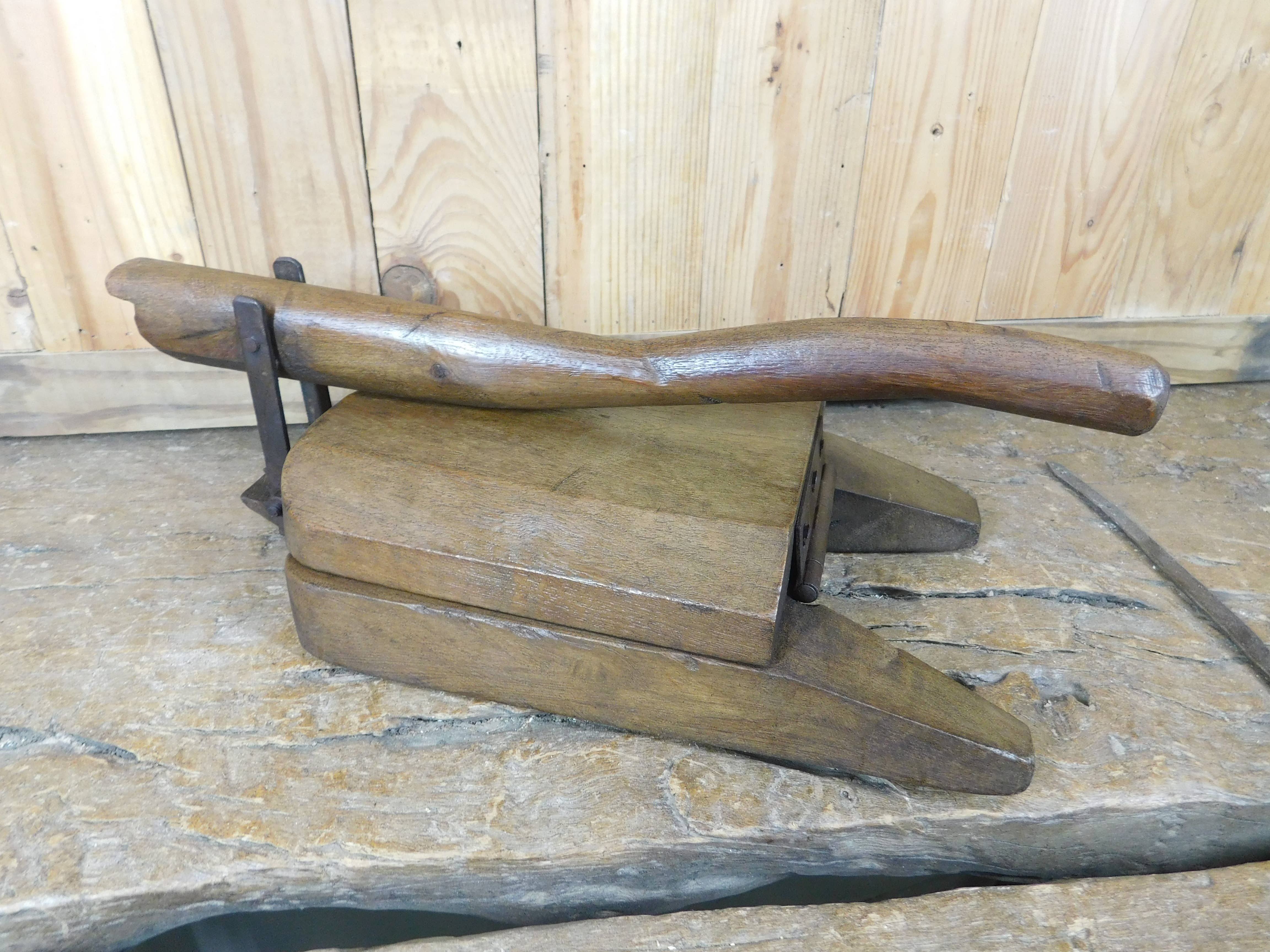 My Amigos Imports - Wholesale Kitchen Tool/Gadget - Antique Mesquite Tortilla Press-#35-ER-Original-Wood-Vintage0