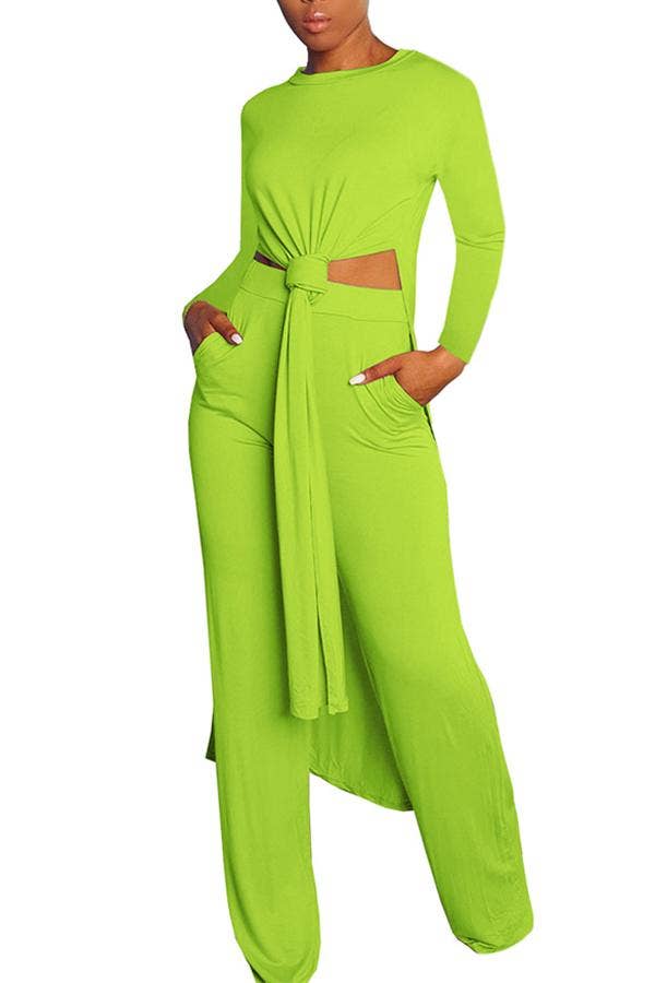 MB Fashion Wholesale - Wholesale Top & Pant Set (NOT Loungewear) - Women's - MB FASHION STYLISH SIDE SLIT CASUAL SET 118670