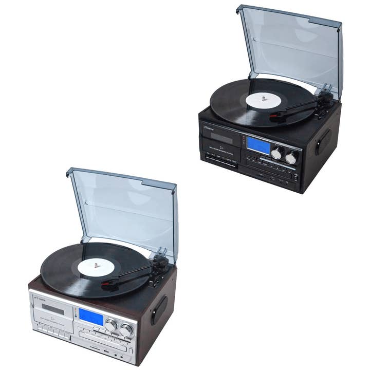 JupiterGear Home - Wholesale Speakers - Victor Cosmopolitan 8-in-1 Bluetooth Turntable Music Center16