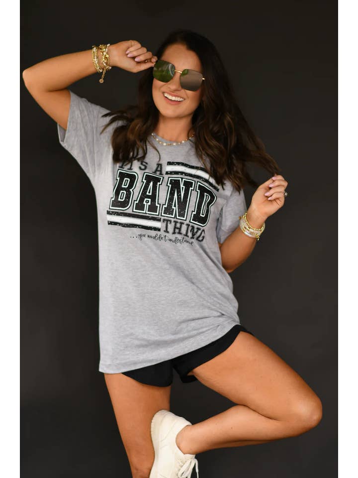 Athletic Heather Grey It’s A Band Thing Tee for wholesale on Faire1