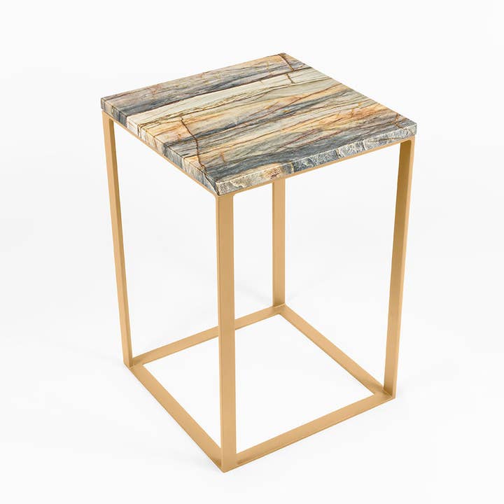 Marcel Michelangelo Sokkeltafel Goud voor wholesale door Maison la carrière