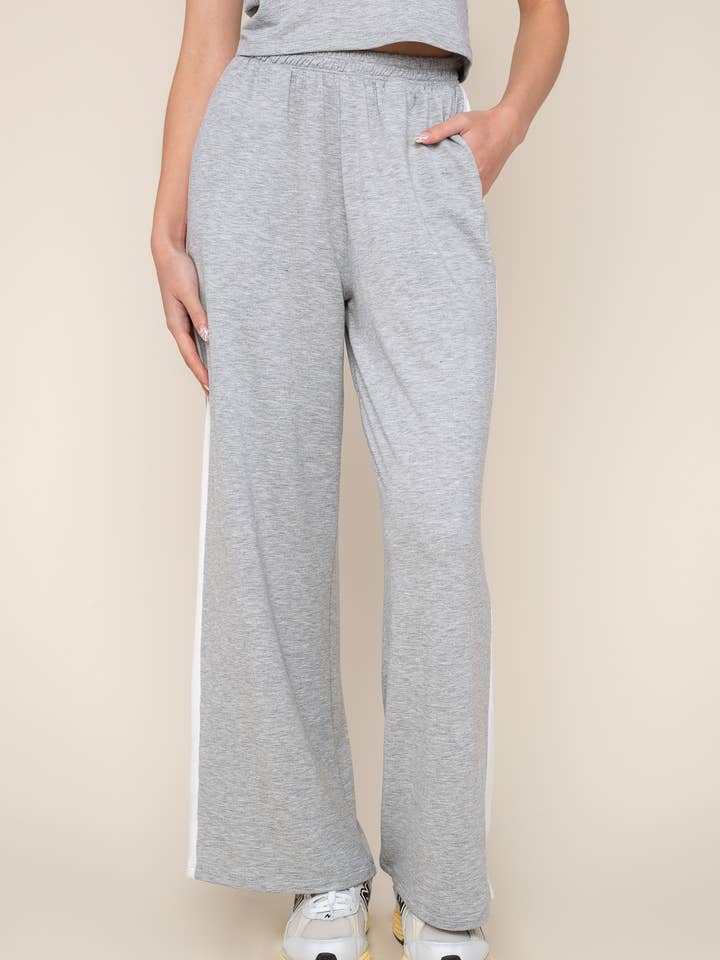 Wide Leg Track Pant for wholesale by NLT