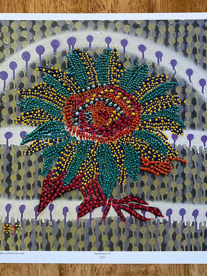 Sunflower #7 for wholesale by Fringe Art Collective