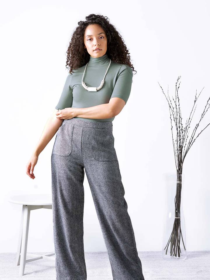 Meemoza - Wholesale Pants - Women's - Warhol Wool Pants (other colours)4