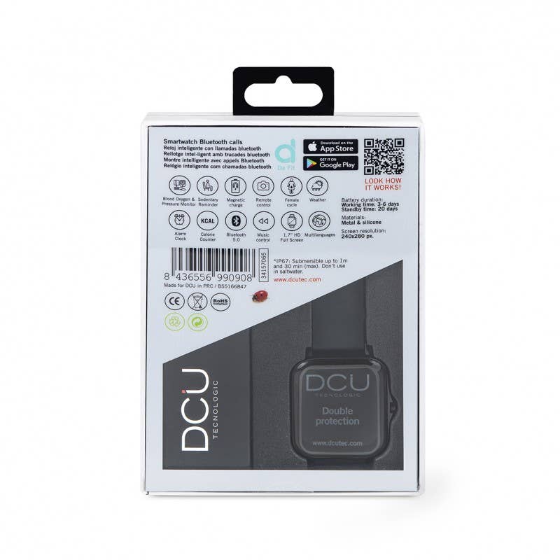 DCU TECNOLOGIC - Wholesale Wrist Watch - Men's - SMARTWATCH MODERN CALLS&SPORTS BLACK3