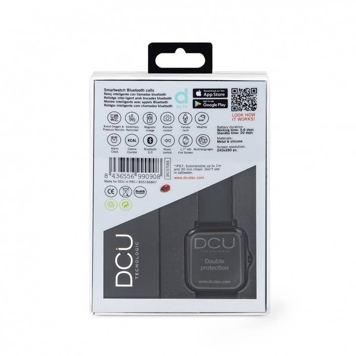 DCU TECNOLOGIC - Wholesale Wrist Watch - Men's - SMARTWATCH MODERN CALLS&SPORTS BLACK3