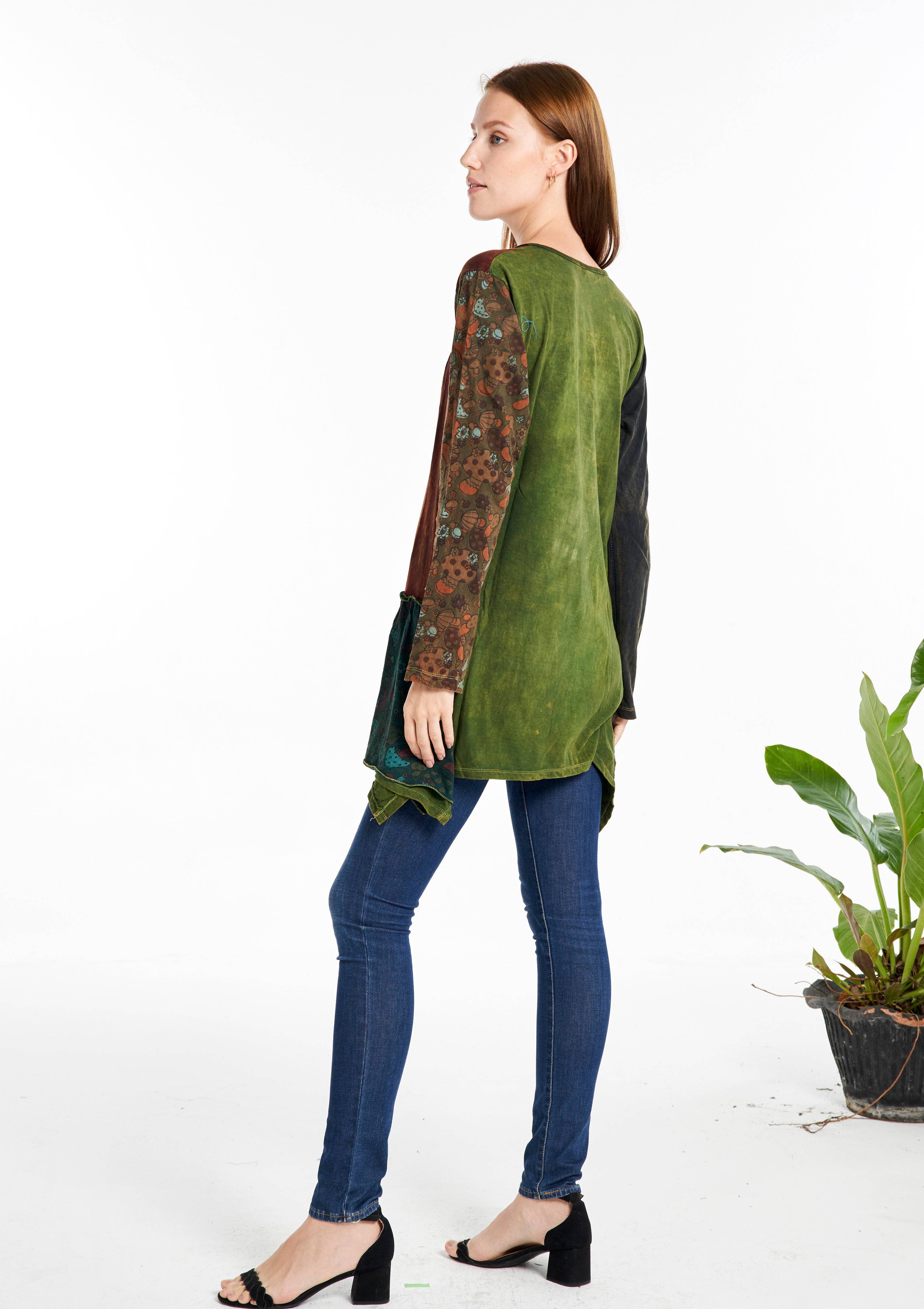 Kathmandu Imports - Vendita all'ingrosso Tunica - Donna - Tunica/Abito a Maniche Lunghe (KT-1449)2