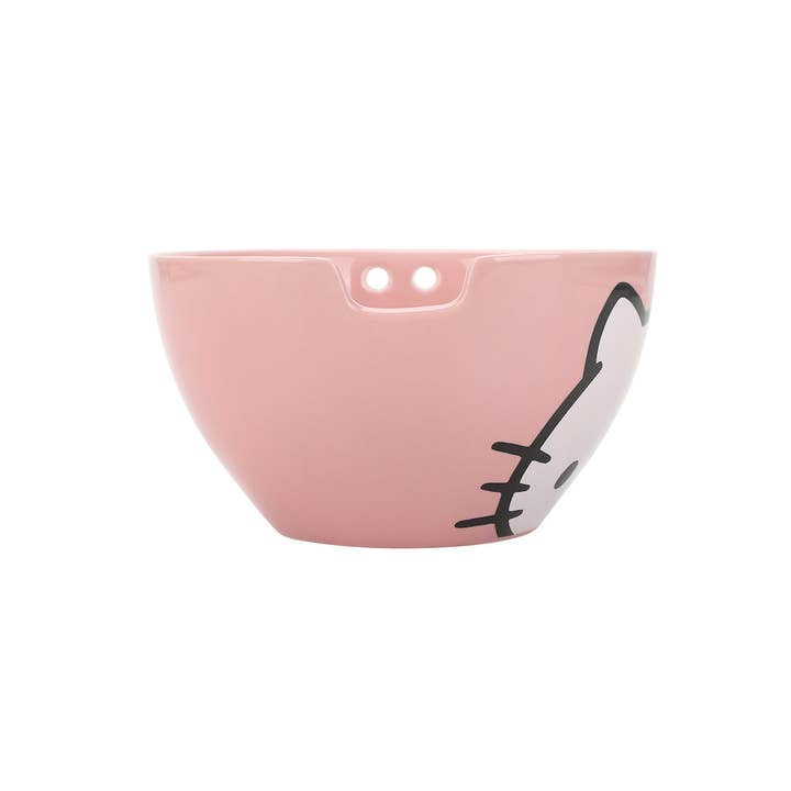 Bioworld Merchandising - Wholesale Decorative Plate/Dish/Bowl - Hello Kitty 20 oz. Ceramic Ramen Bowl with Chopsticks3