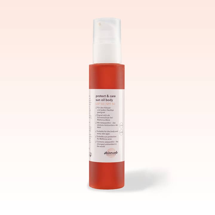 protect & care sun oil body – SPF50 – 150 ml für den Großhandel von Skinmade