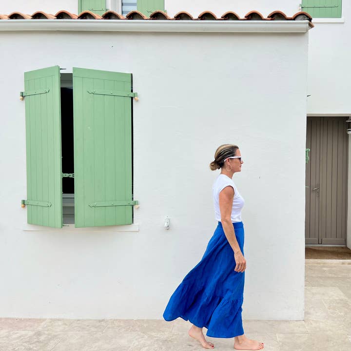 Royal Staghorn Maxi Ruffle Wrap Skirt for wholesale by Beastly Threads