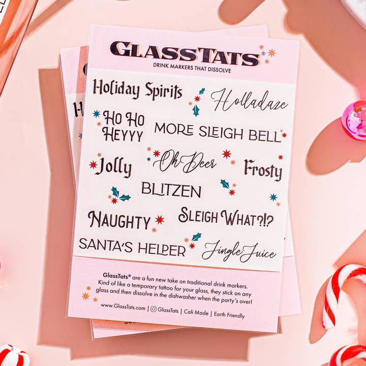 Pennarelli natalizi per la vendita all'ingrosso da parte di GlassTats