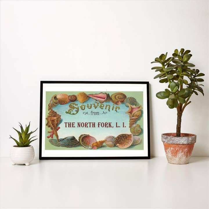 Found Image Press - Wholesale Art Print - Art Print LI-80 Souvenir from the North Fork, L.I., New York1