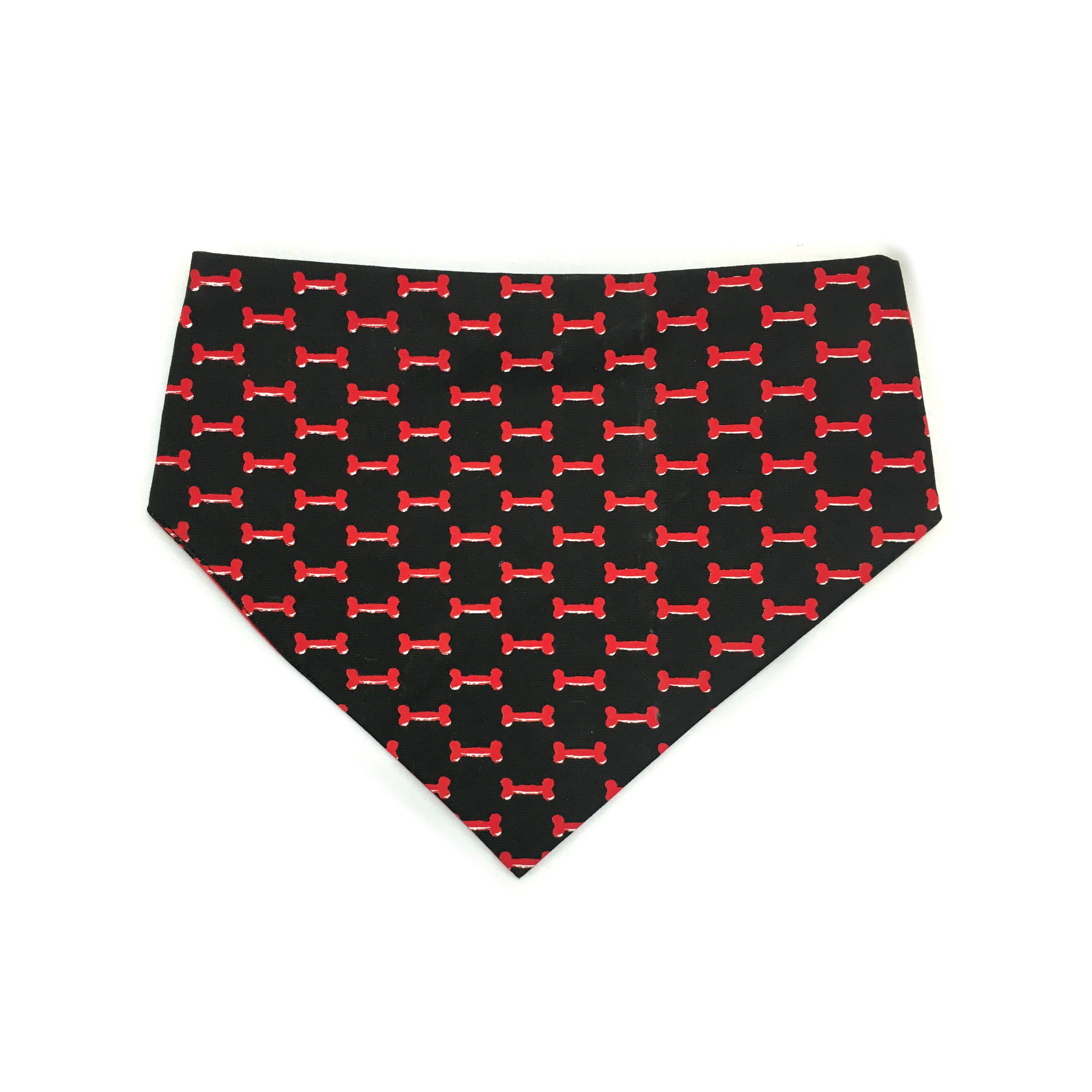 Uptown Pups – Großhandel Haustier-Bandana – Hund – Uptown Pups Reversible Bandana - Rot und Schwarz0