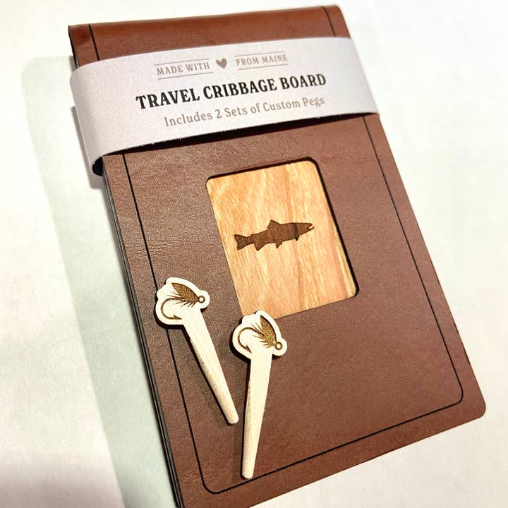 Cast & Carve - Vendita all'ingrosso Giochi da tavolo - Tavola da viaggio per cribbage - Design personalizzato con picchetti unici18