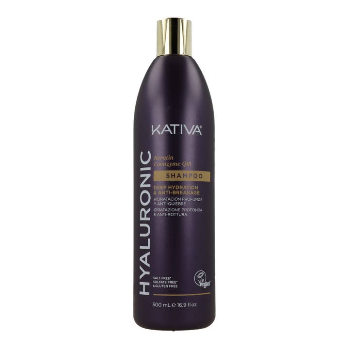Kativa Hyaluronic Keratine Co-enzym Q10 Shampoo 500ml voor wholesale door SUBLIME BEAUTY WHOLESALER SL