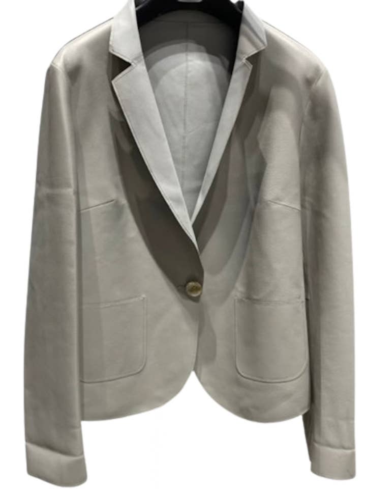 Luxe Leather Blazer for wholesale by Luxe & Leather by Madonna & Co