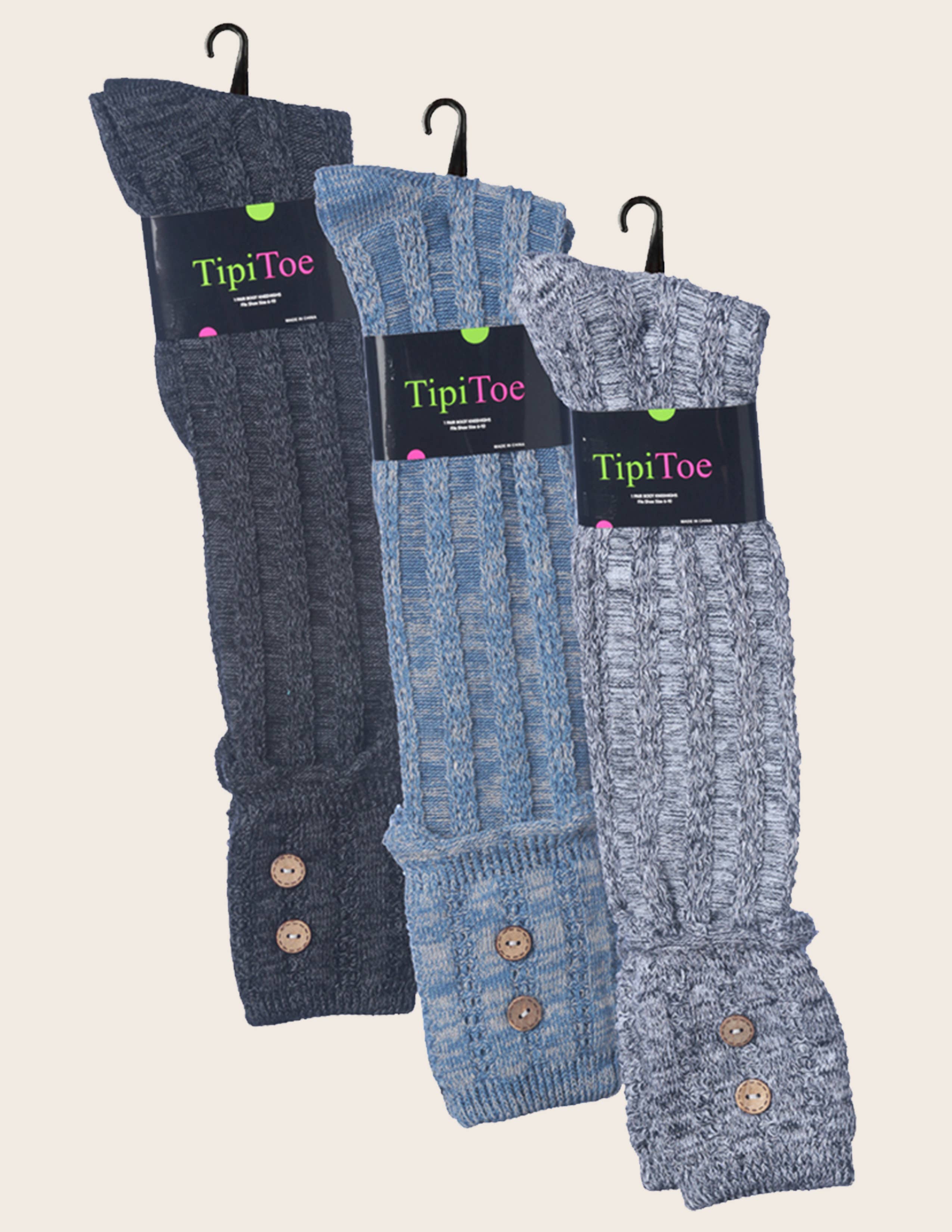 Isadora, Tipi toe, & James Fiallo – Großhandel Socken – Damen – Tipi Toe Damen warme Winter-Kniestocksocken1