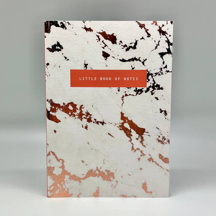 Marble Rose Gold A5 Journal Stationery Gift Notebook Christmas 2025 Stocking Stuffer for wholesale by The Great British Card Company (GBCC) Ltd