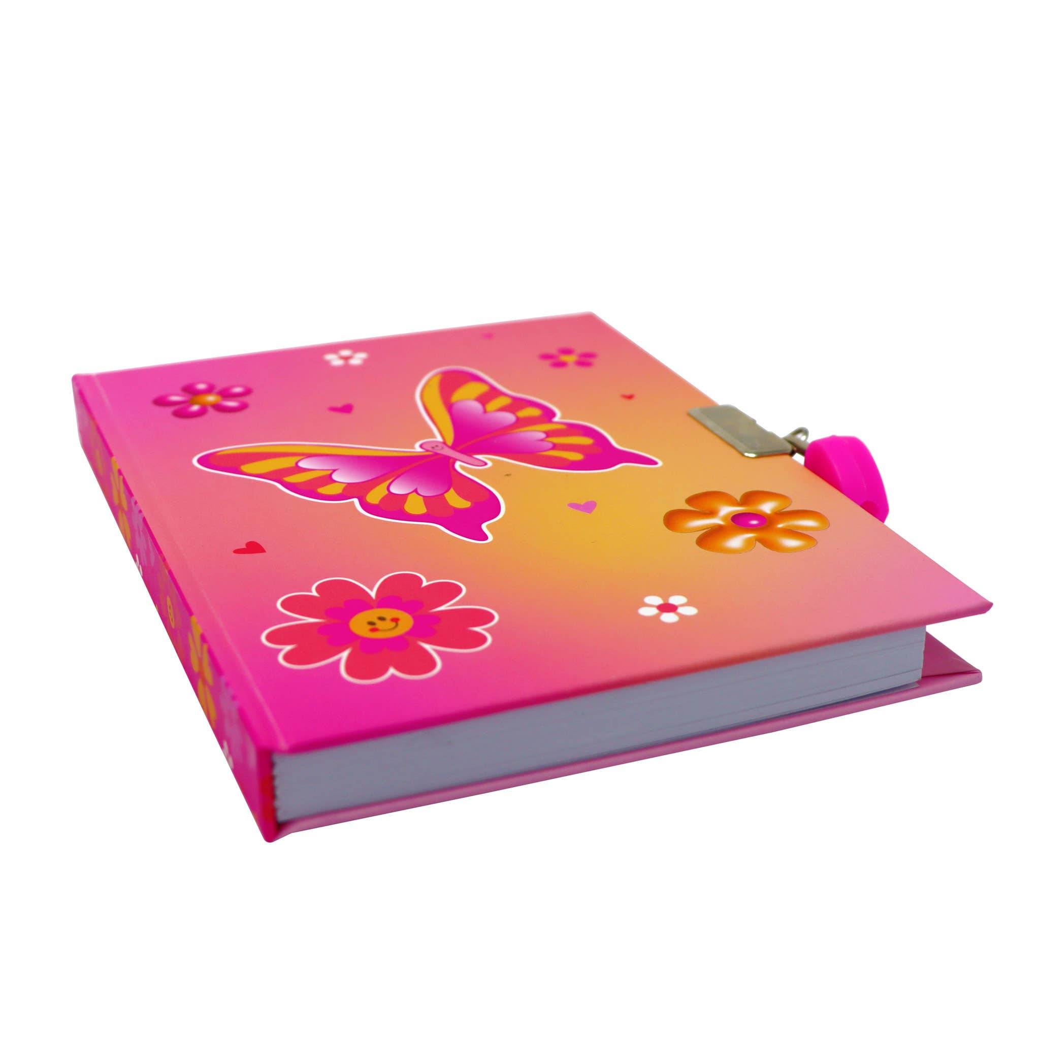 Pink Poppy USA - Wholesale Journal/Diary - Kids - Vibrant Vacation Strawberry Scented Lockable Diary | Pack of3