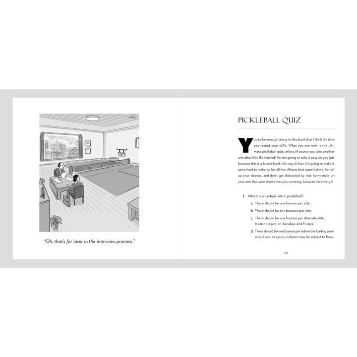 Hachette Book Group - Wholesale Sports & Recreation - Dink! Pickleball Facts, Fictions & Cartoons by Ellis Rosen11