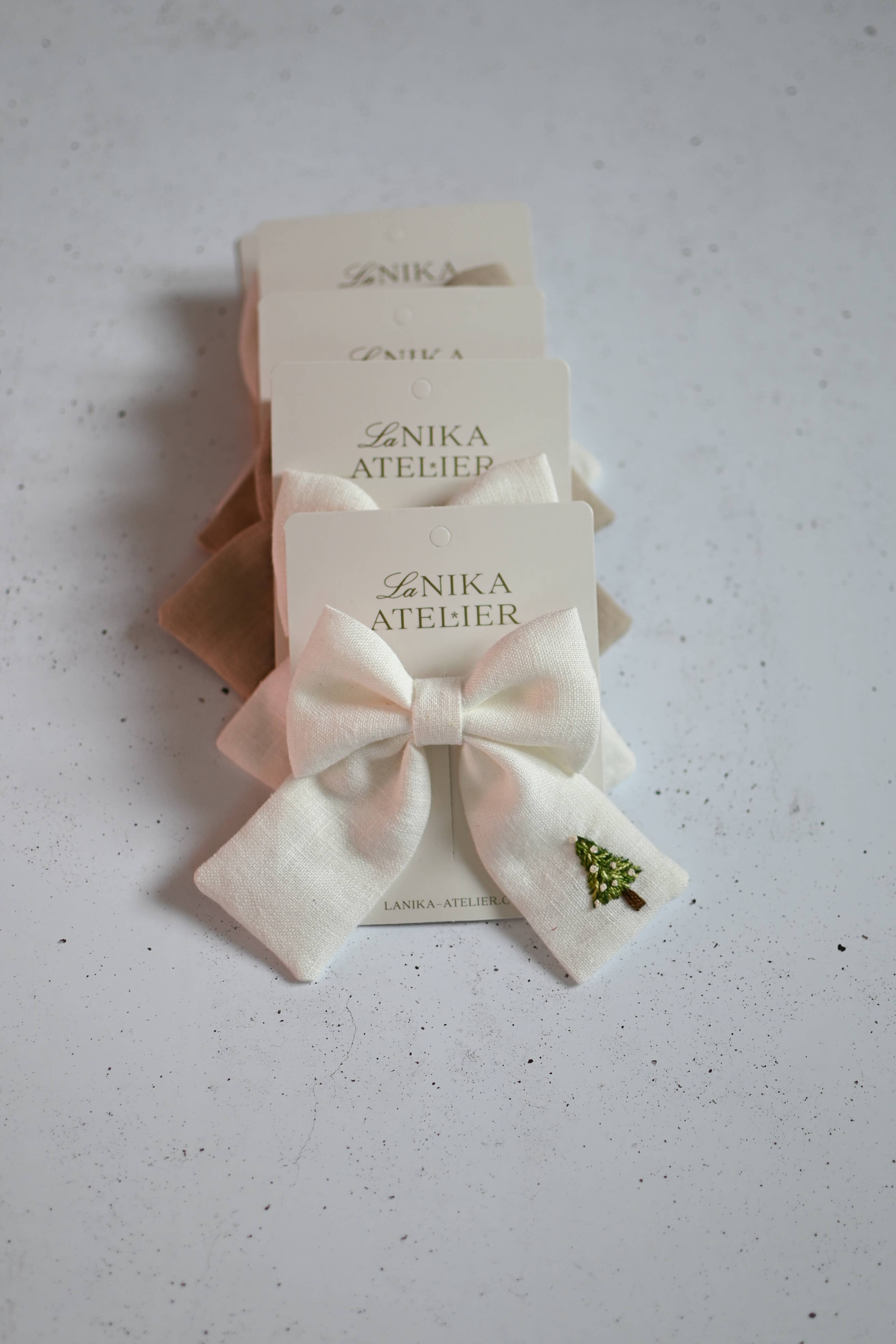 Lanika Atelier, Nika Korošec s.p. - Wholesale Hair Bow - Women's - Midi and Large hair bows Christmas tree8