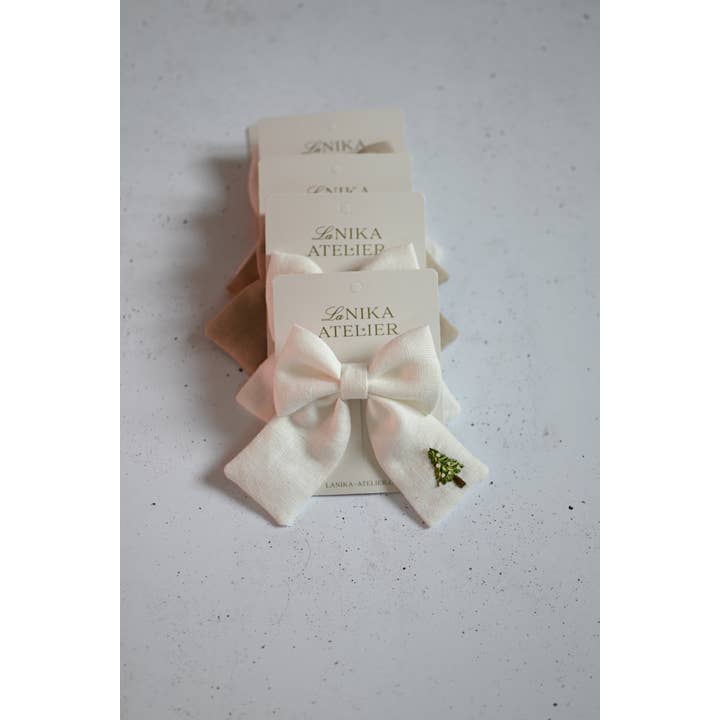 Lanika Atelier, Nika Korošec s.p. - Wholesale Hair Bow - Women's - Midi and Large hair bows Christmas tree8
