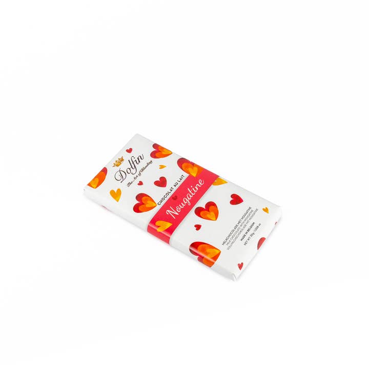 Dolfin - Wholesale Chocolate Bar - 30g LOVE Bar - Nougatine Milk1