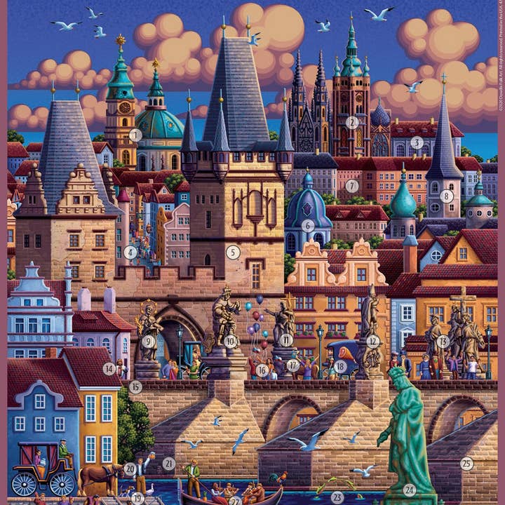 Boardwalk Puzzle Company - Wholesale Puzzle - Adult - Prague - 500 Piece2