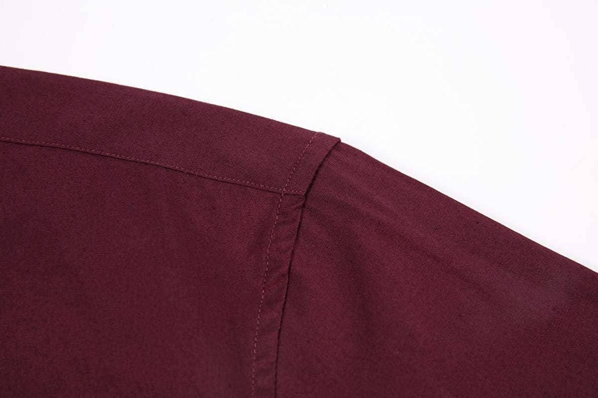 Rodeo Clothing - Wholesale Button Down Shirt - Men's - Mens Dress Shirts Long Sleeve Regular Fit Button Shirts-1003