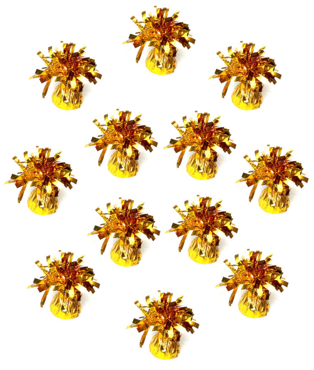 Control Balloon Products - Wholesale Balloon - Gold Foil Balloon Weight - 170 Grams - 12 Pack1