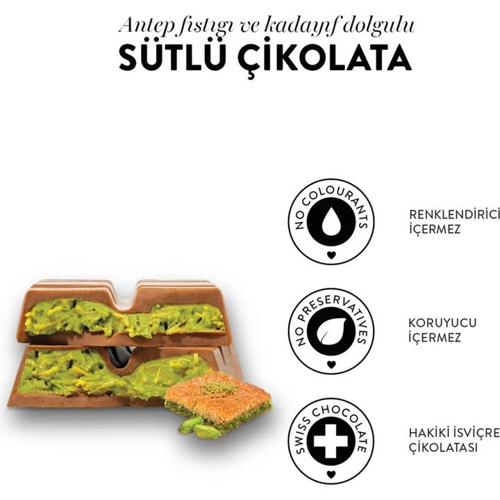 Pistest - Wholesale Chocolate Bar - Juva Dubai Chocolate with Pistachios and Kadayif 100g3