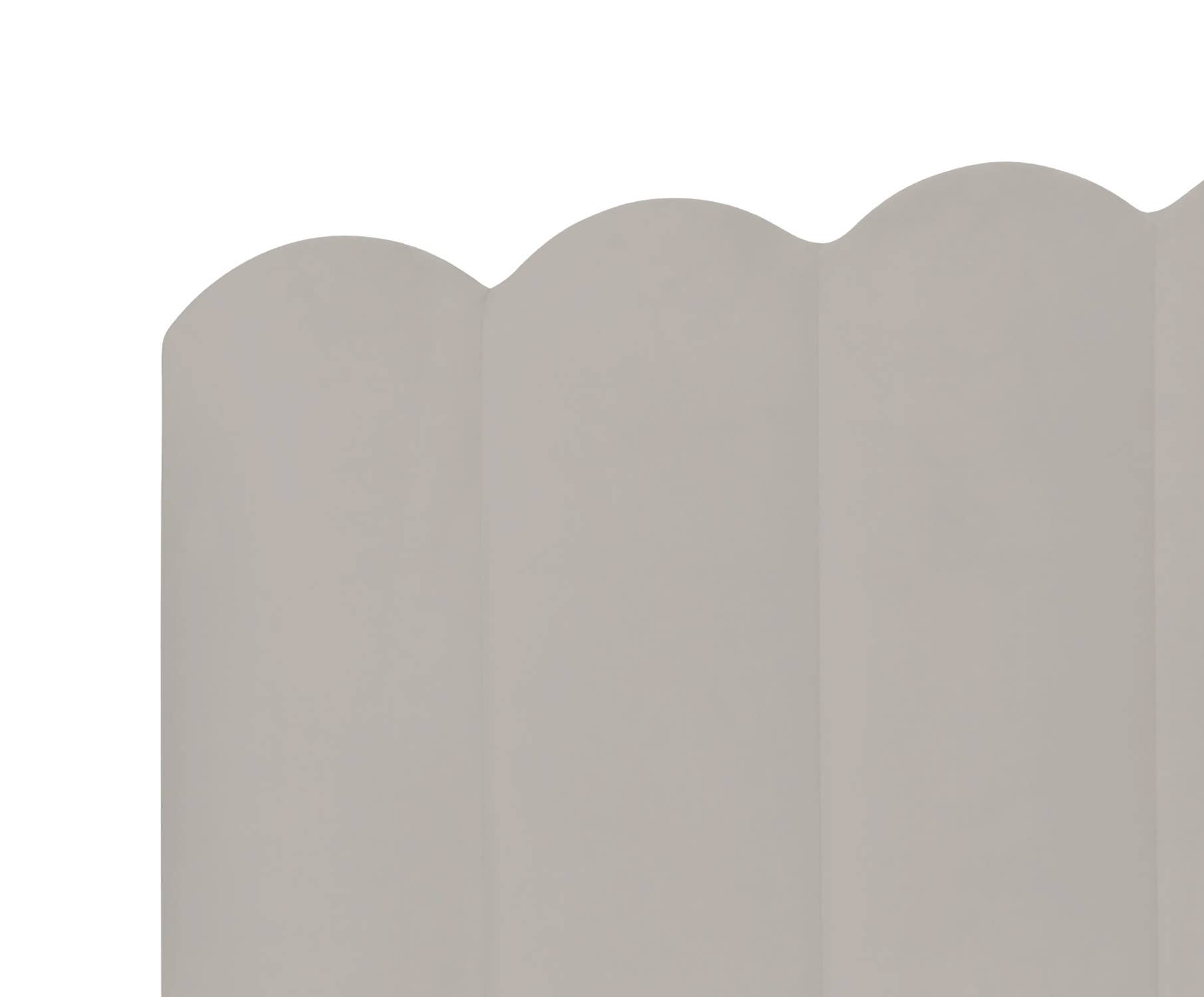 Really Nice Things - Wholesale Headboard - Upholstered headboard in gray velvet 160x74cm5