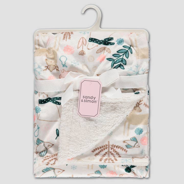 Printed Blanket Muslin AOP Rosebloom Printed Blanket Muslin AOP Rosebloom