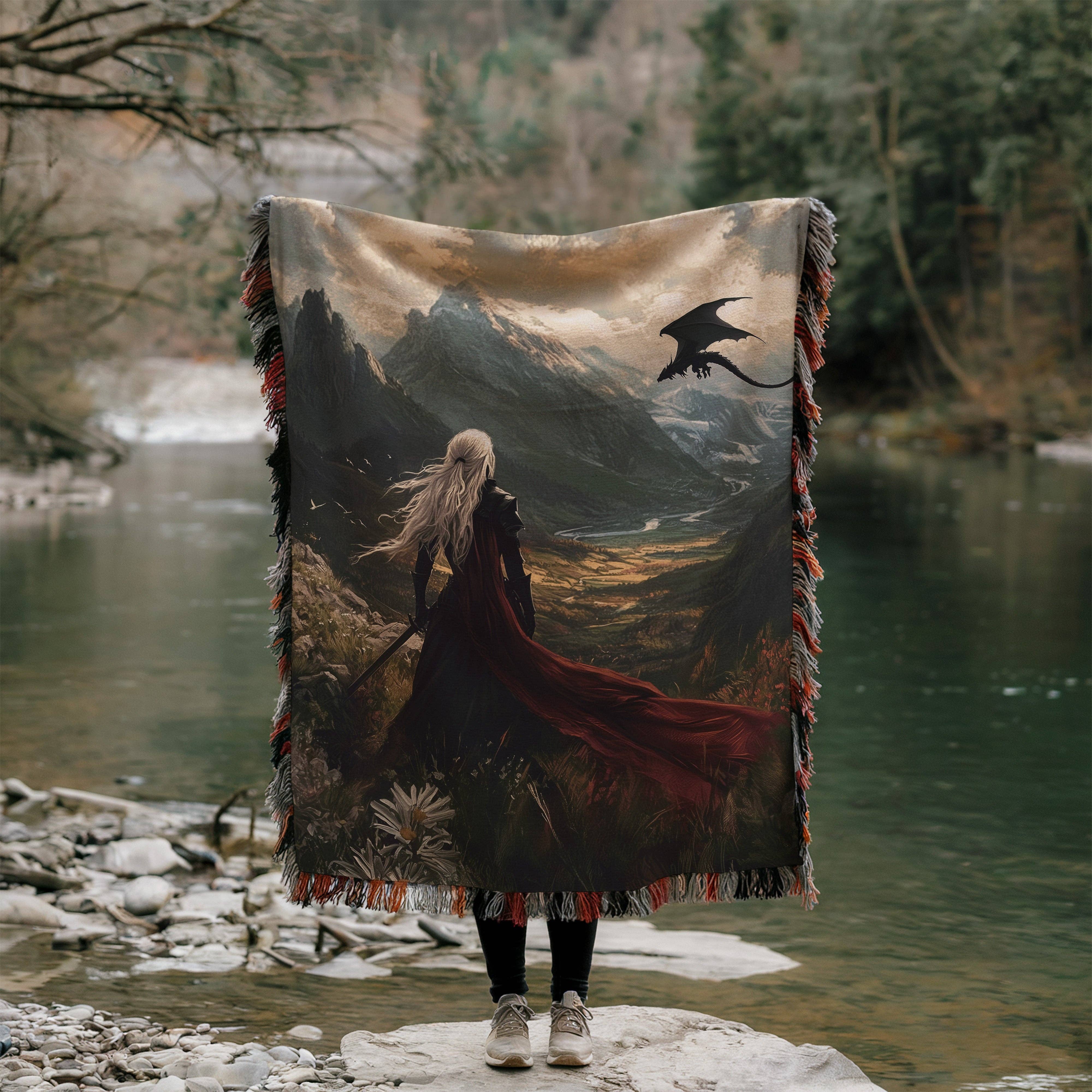 MagicMerchEmporium - Wholesale Throw Blanket - Abraxos & Manon Inspired Bookish Blanket1