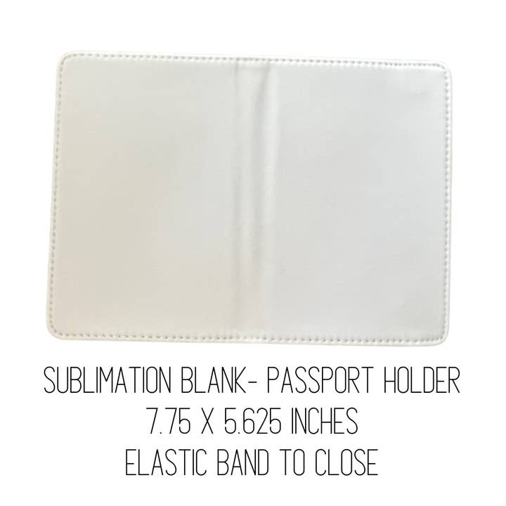 Sublimation Kings of Florida - Wholesale Passport Case - Unisex - Sublimation Passport Holders/Covers | Front and Back sided