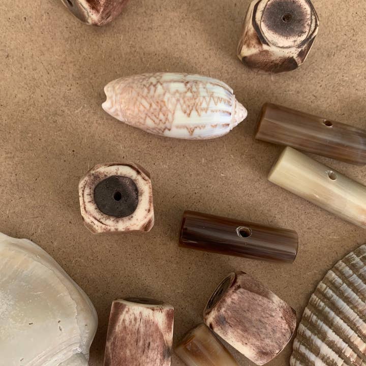 Commonality Cooperative - Wholesale Beads - Square Bone Beads2